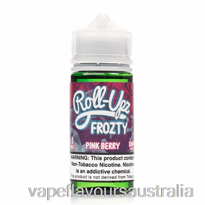 Vape Flavours Australia Pink Berry ICE - Juice Roll-Upz - 100mL 3mg